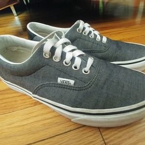 Gray Van's Shoes Women's 9